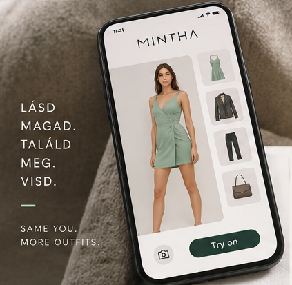 MINTHA telefonos kampány egy virtuális próbafülke makettjével